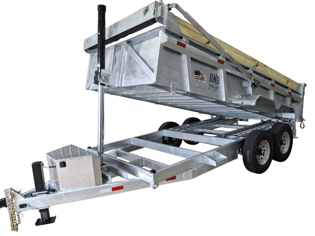 BND Galvanized Dump Trailer - Updated